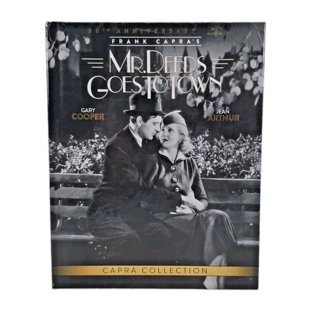 Mr. Deeds Goes to Town (80th Anniv Edition) Blu-ray 4K Digibook w/ Photos 1936